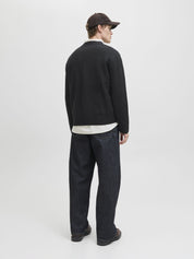 Cardigan - Black - Schwarz