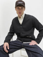 Cardigan - Black - Schwarz