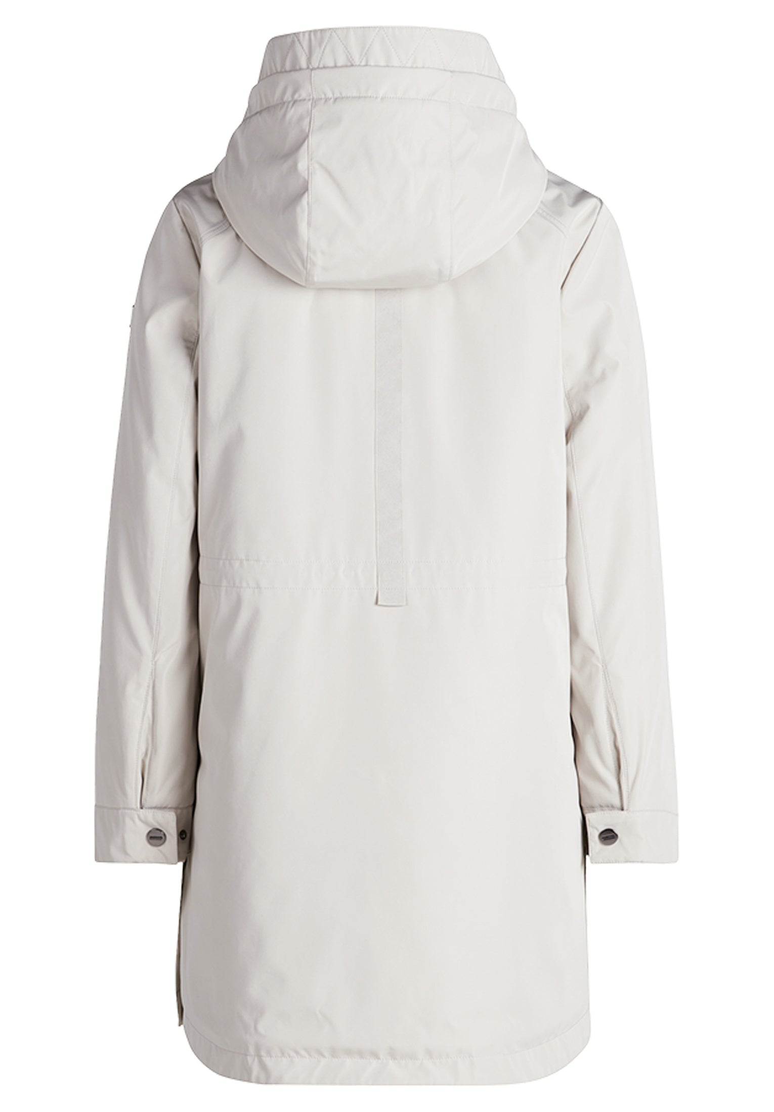 Parka mit Stehkragen - 9104-Pastel Sand - Weiß