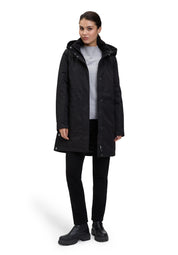 Parka mit Stehkragen - 9045-Black - Schwarz
