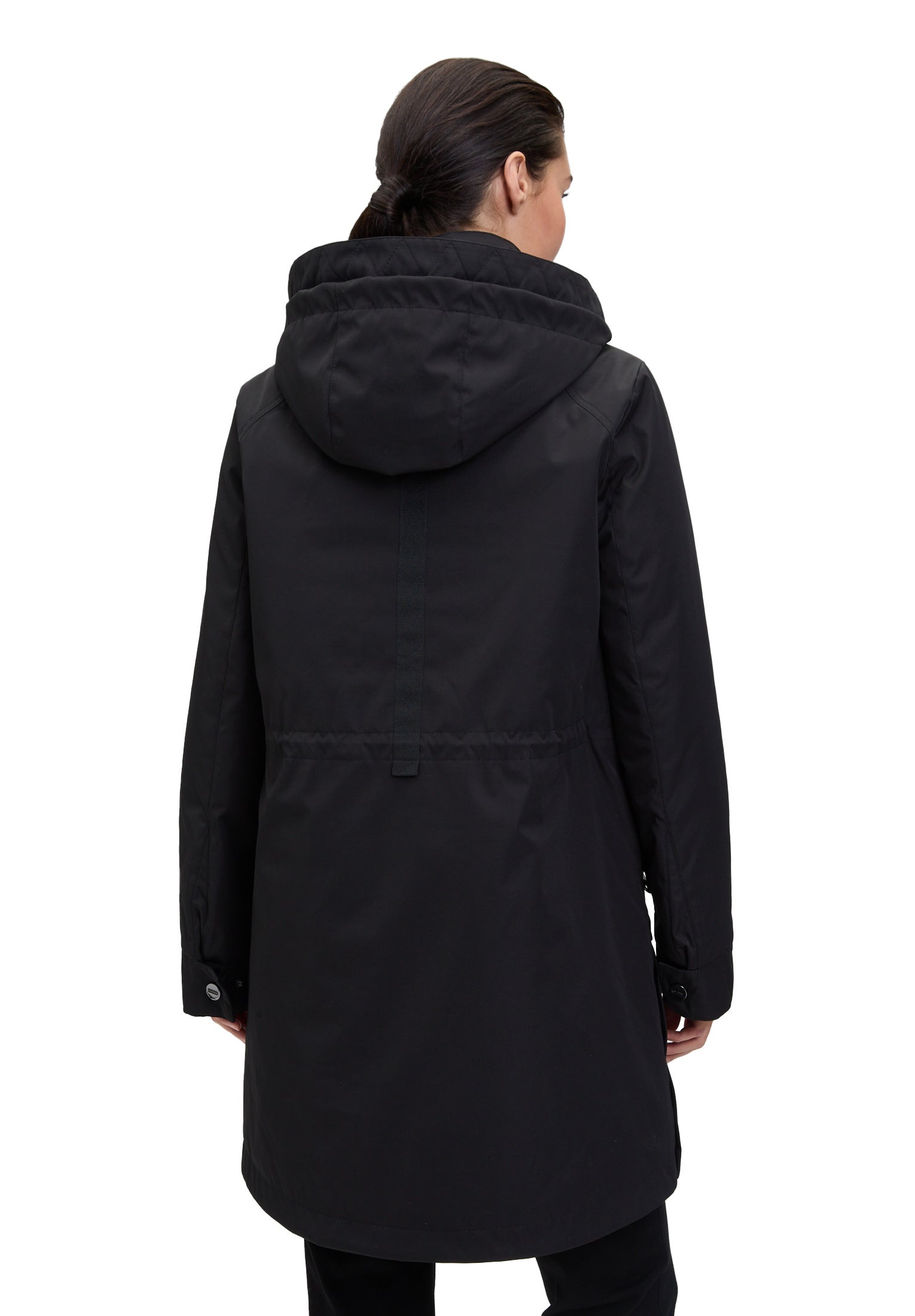 Parka mit Stehkragen - 9045-Black - Schwarz