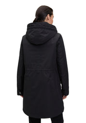 Parka mit Stehkragen - 9045-Black - Schwarz