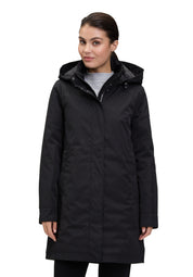 Parka mit Stehkragen - 9045-Black - Schwarz