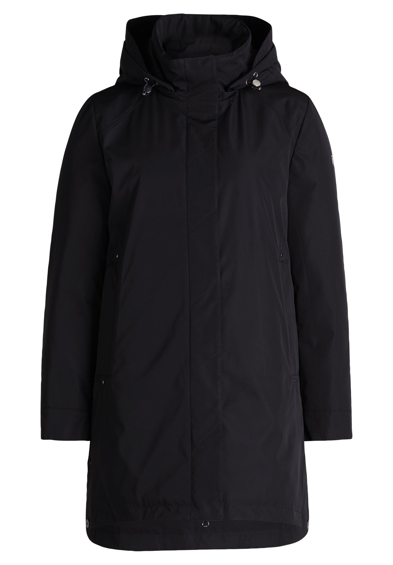Parka mit Stehkragen - 9045-Black - Schwarz