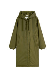 Parka mit Kapuze - 490-mossy olive - Grün