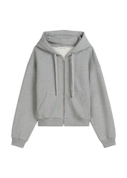 Sweatshirtjacke Relaxed Fit - 909-grey granite melange - Grau