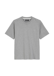 T-Shirt Relaxed Fit - 936-grey melange - Grau