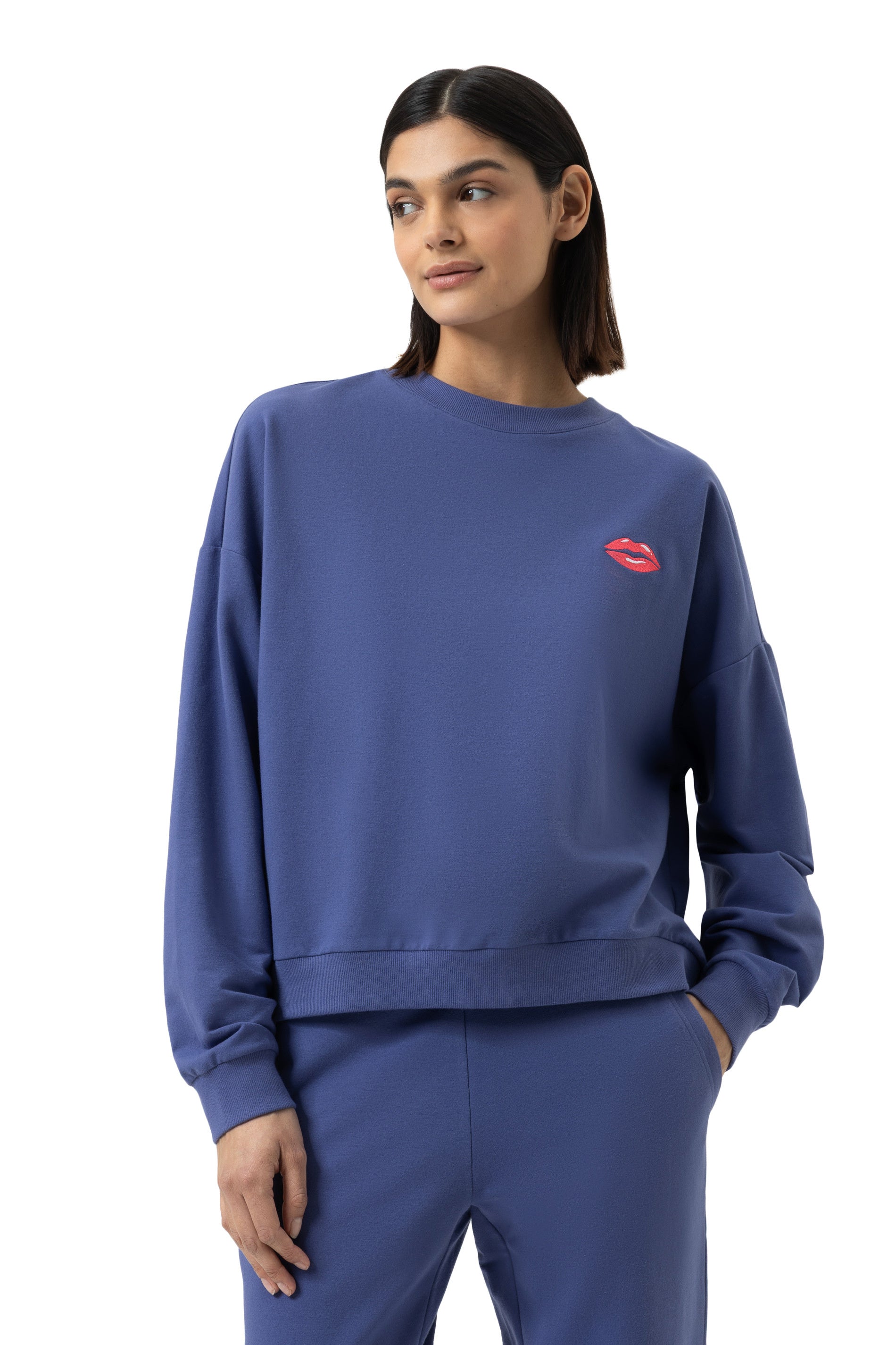 Sweatshirt - 1724-astral night - Violett