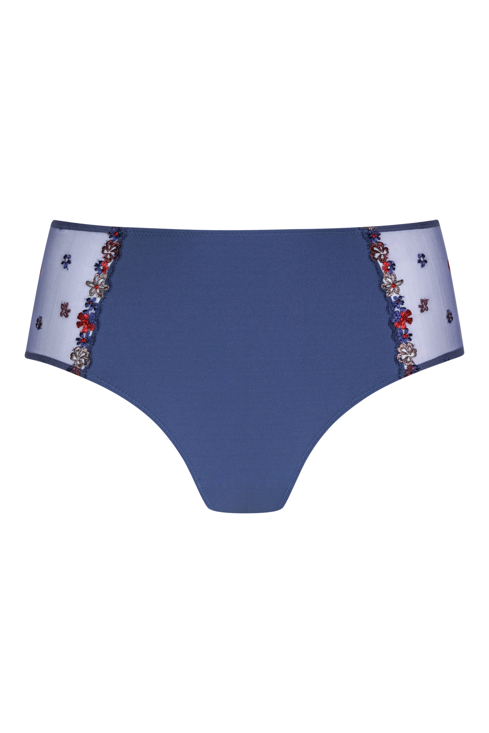 Pants mit Stickereien - 1724-astral night - Blau