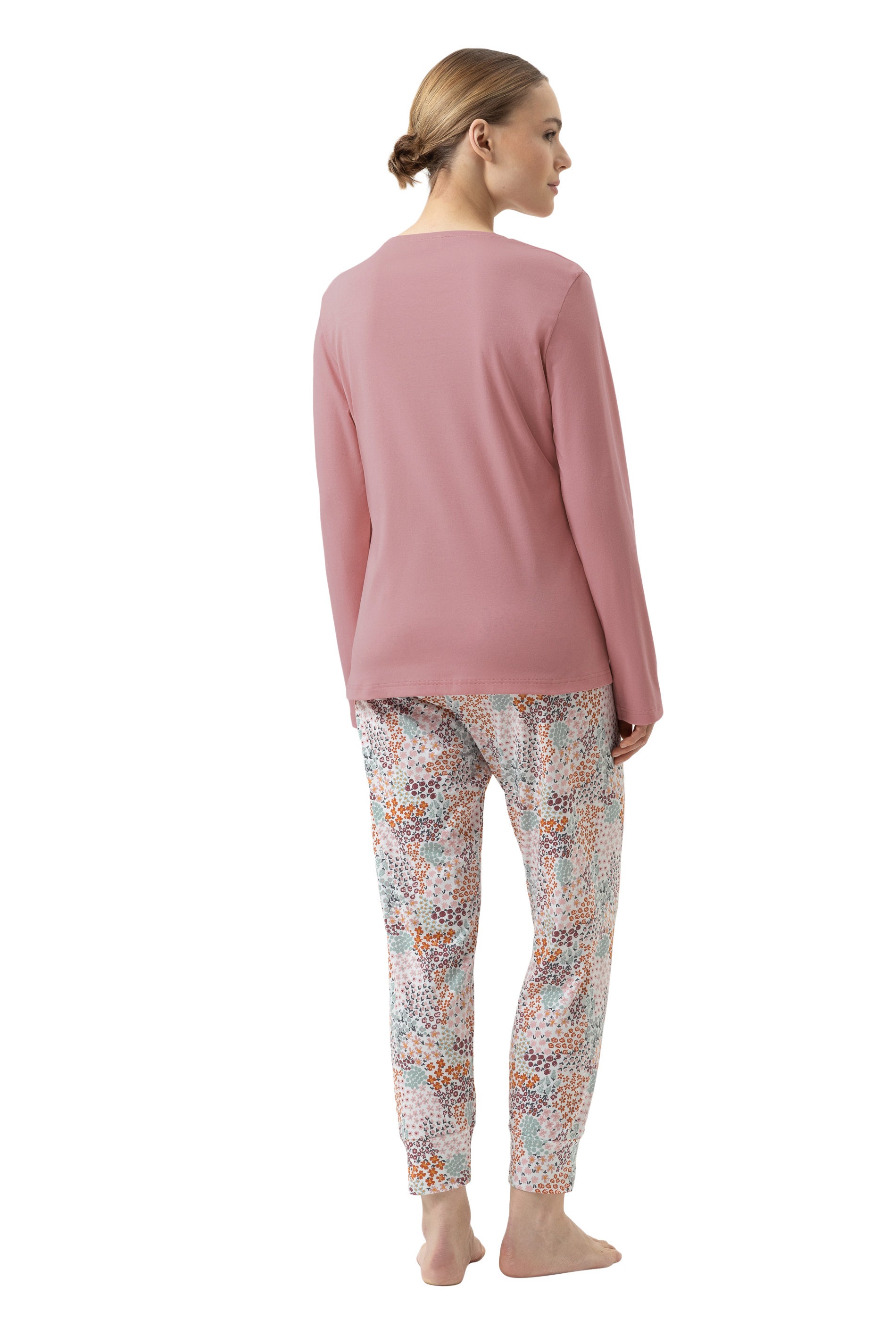 Schlafanzug aus Baumwolle - 1114-bridal rose - Rosa