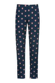 Schlafanzugshose aus Baumwolle - 668-yacht blue - Blau