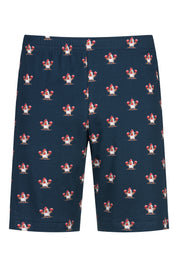 Schlafshorts aus Baumwolle - 668-yacht blue - Blau