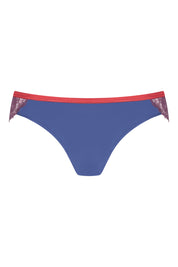 Mini-Slip aus Viskose - 1724-astral night - Blau