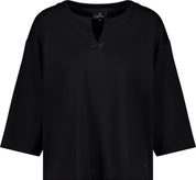 T-Shirt 3/4  Arm - 999 schwarz - Schwarz