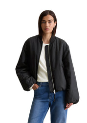 Bomberjacke Relaxed Fit - 0001-Black - Schwarz