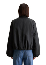 Bomberjacke Relaxed Fit - 0001-Black - Schwarz