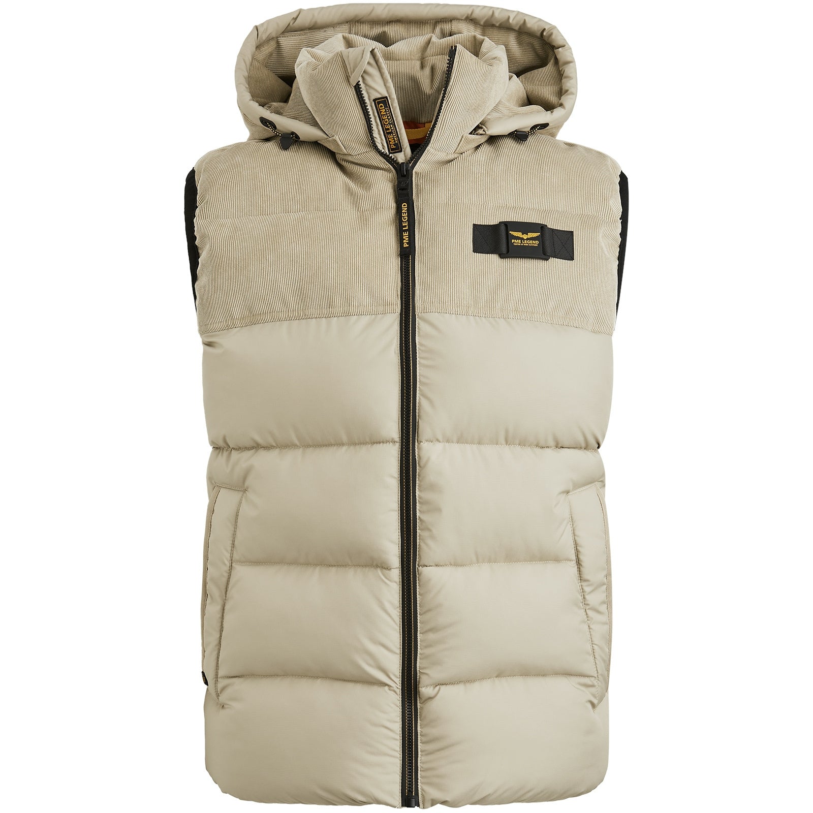 Weste GOBBLER mit Kapuze - 8011-Seneca Rock - Beige