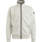 Sweatjacke - 910-Bone White Melee - Grau