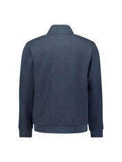 Sweatshirtjacke aus Baumwollmix - 078-Night - Blau