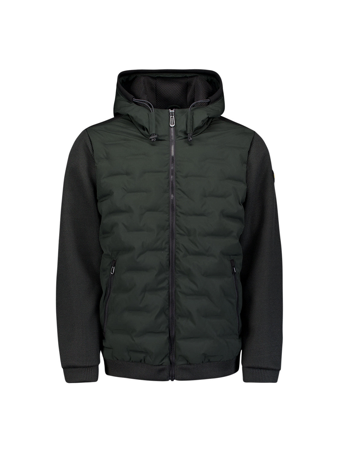 Hybridjacke gesteppt - 124-Dark Steel - Grün