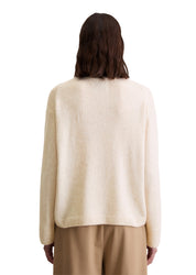 Strickpullover aus Schurwolle - 174-natural stone - Creme