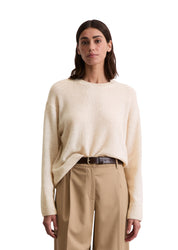 Strickpullover aus Schurwolle - 174-natural stone - Creme