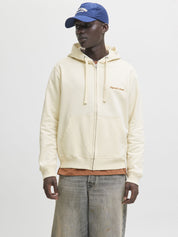 Sweatjacke - Antique White - Creme
