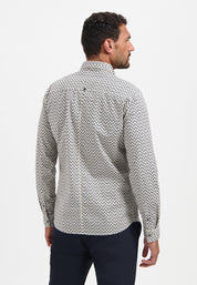 Hemd Regular Fit - 010-White - Beige