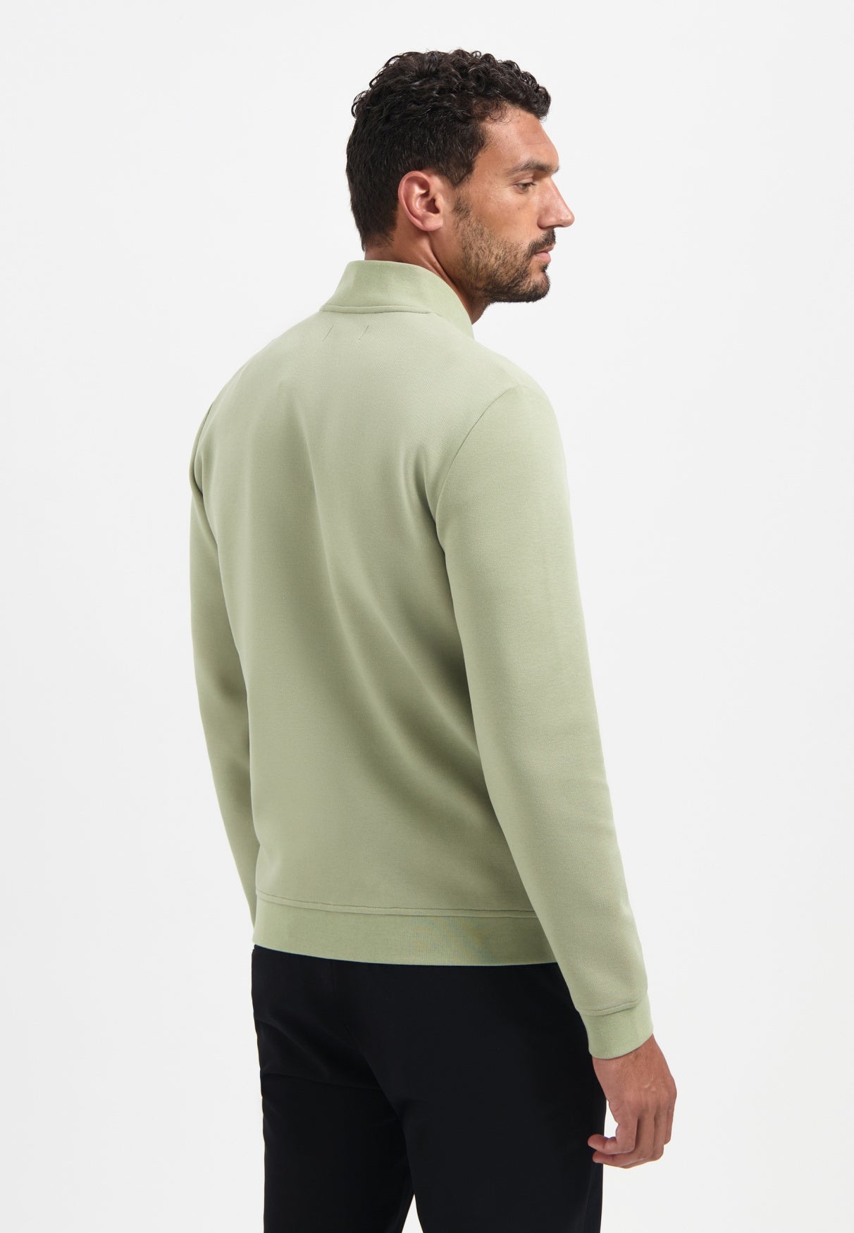 Sweatshirtjacke - 197-Light Moss - Grün