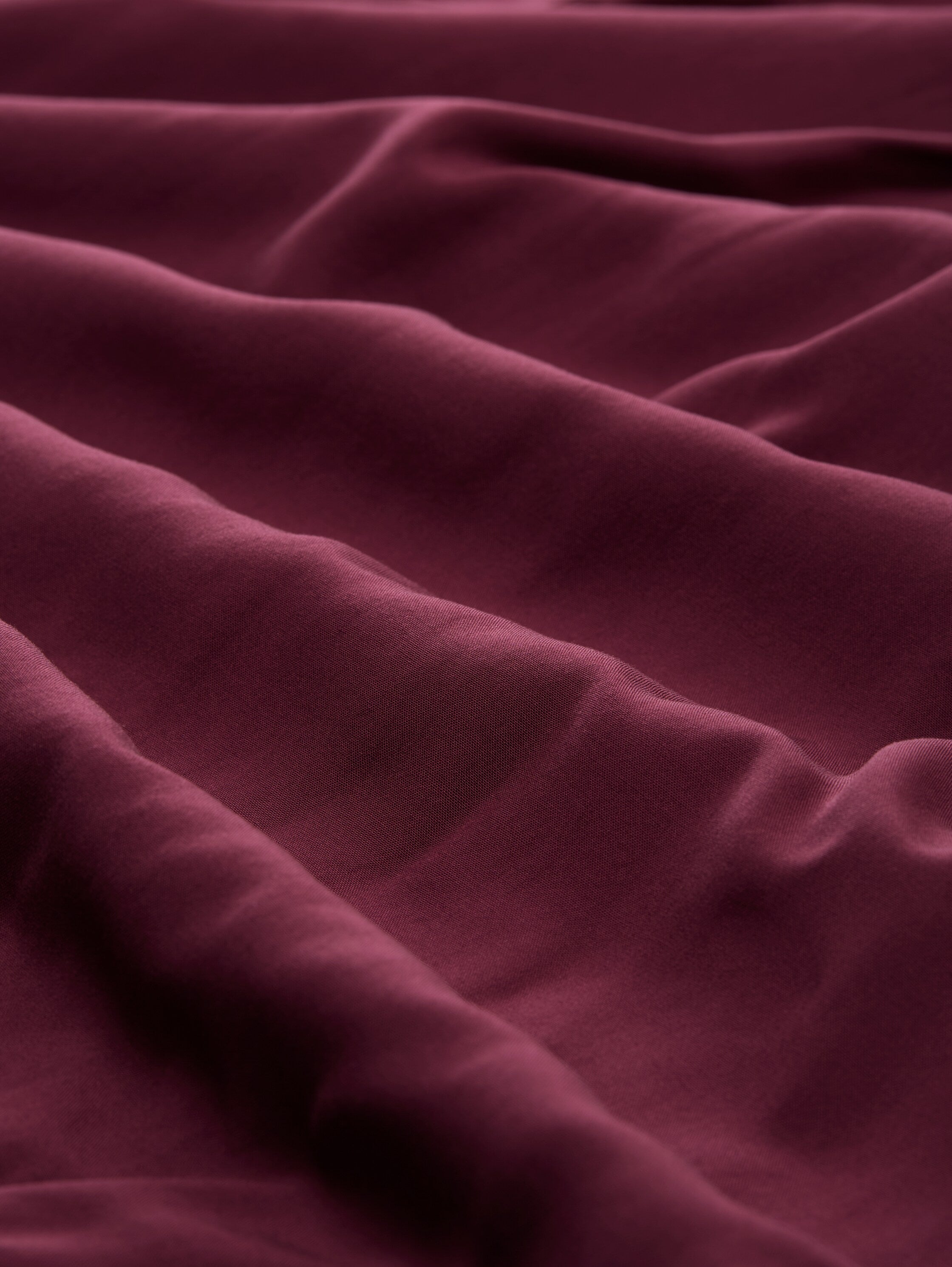 Schlupfbluse aus Viskose - 16427-bordeaux red - Rot