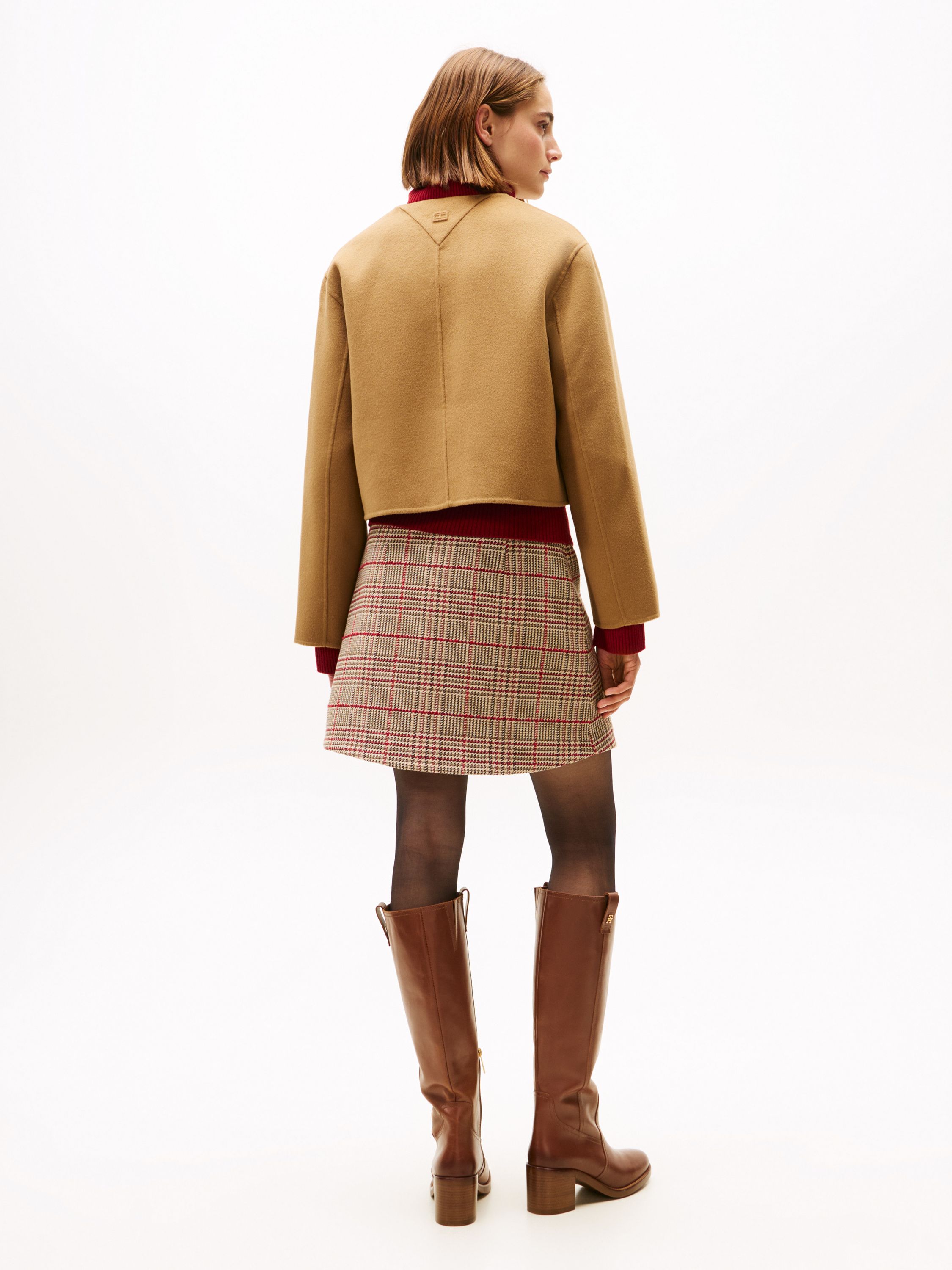 Jacke aus Wolle - GWJ-BROWN - Braun