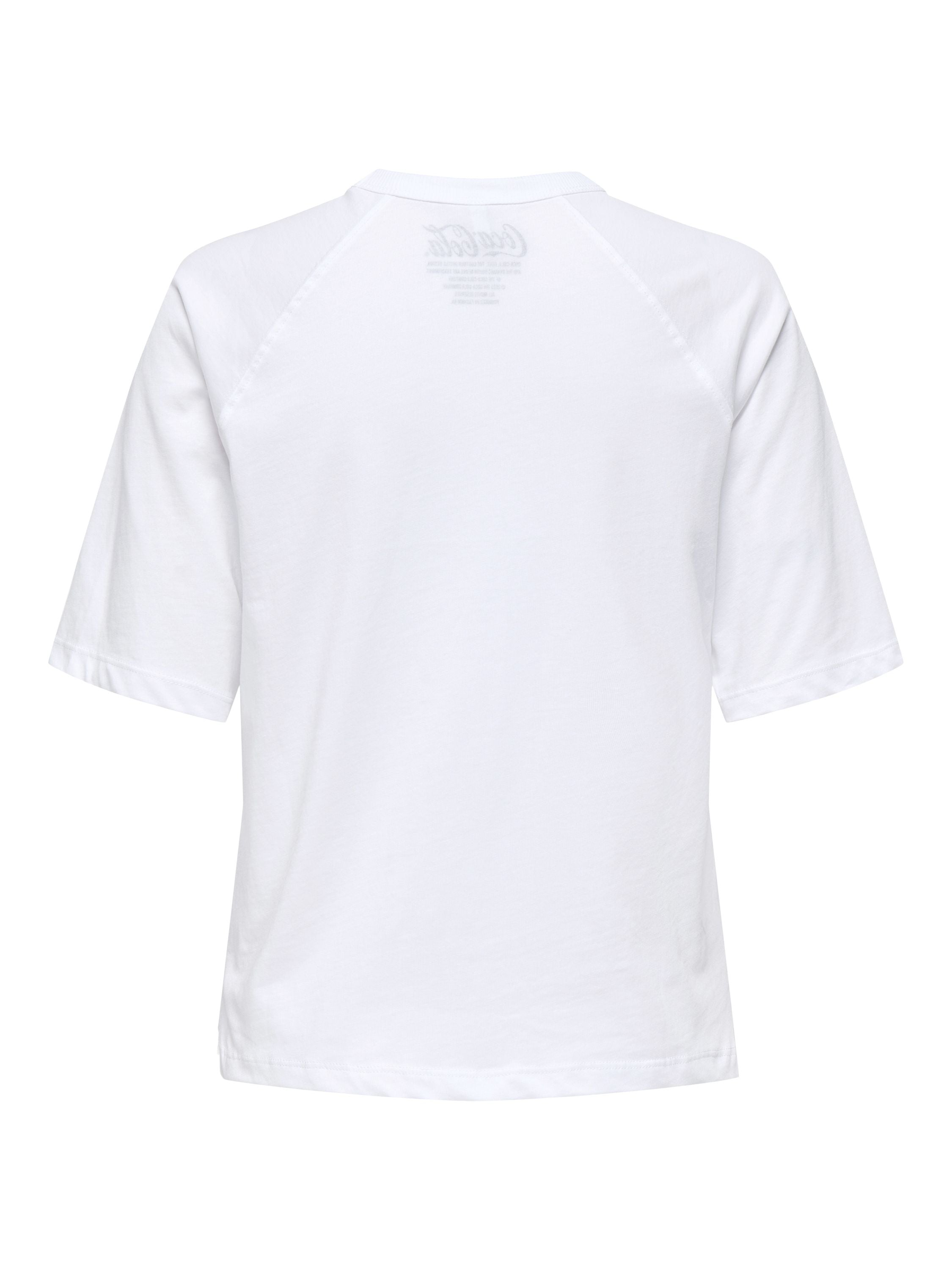 T-Shirt COCA COLA aus Bio-Baumwolle - White/COCA COLA SANTA - Weiß