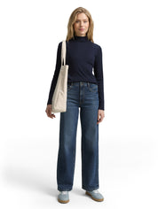 Rollkragenpullover - 11019-Lunar Eclipse - Blau