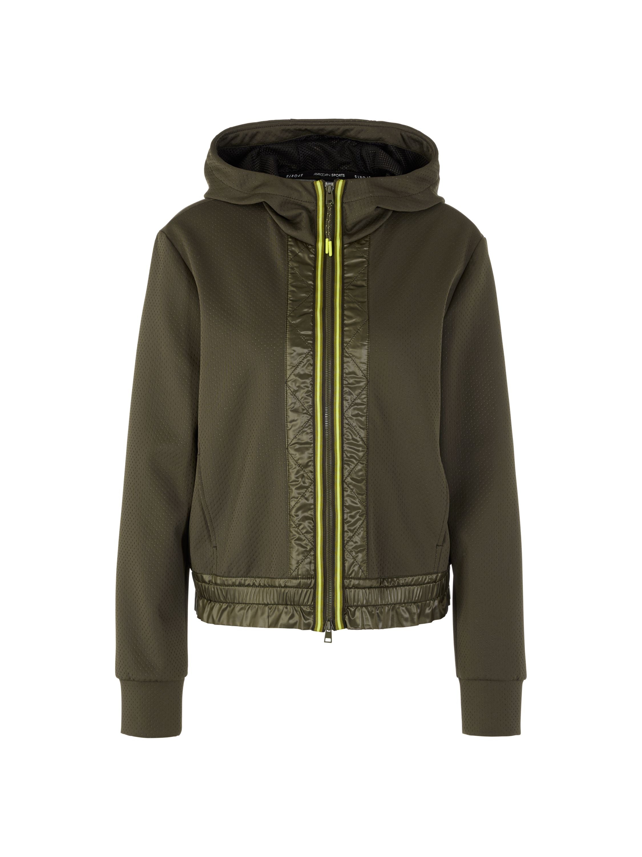 Jacke mit Kontraststreifen - 595 - Khaki