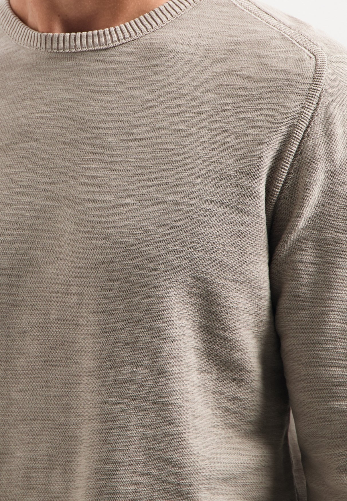 Pullover aus Baumwolle - 018-Clay - Beige