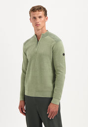 Strickpullover aus Baumwolle - 197-Light Moss - Grün