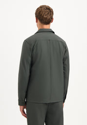 Overshirt mit aufgesetzten Taschen - 124-Dark Steel - Grau