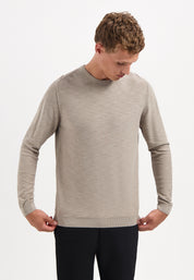 Pullover aus Baumwolle - 018-Clay - Beige