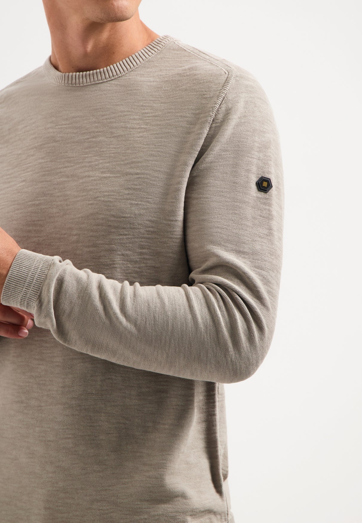 Pullover aus Baumwolle - 018-Clay - Beige