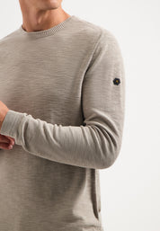 Pullover aus Baumwolle - 018-Clay - Beige
