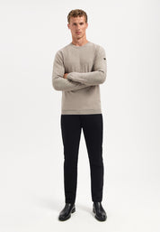Pullover aus Baumwolle - 018-Clay - Beige