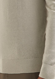 Strickpullover aus Baumwolle - 013-Kit - Beige