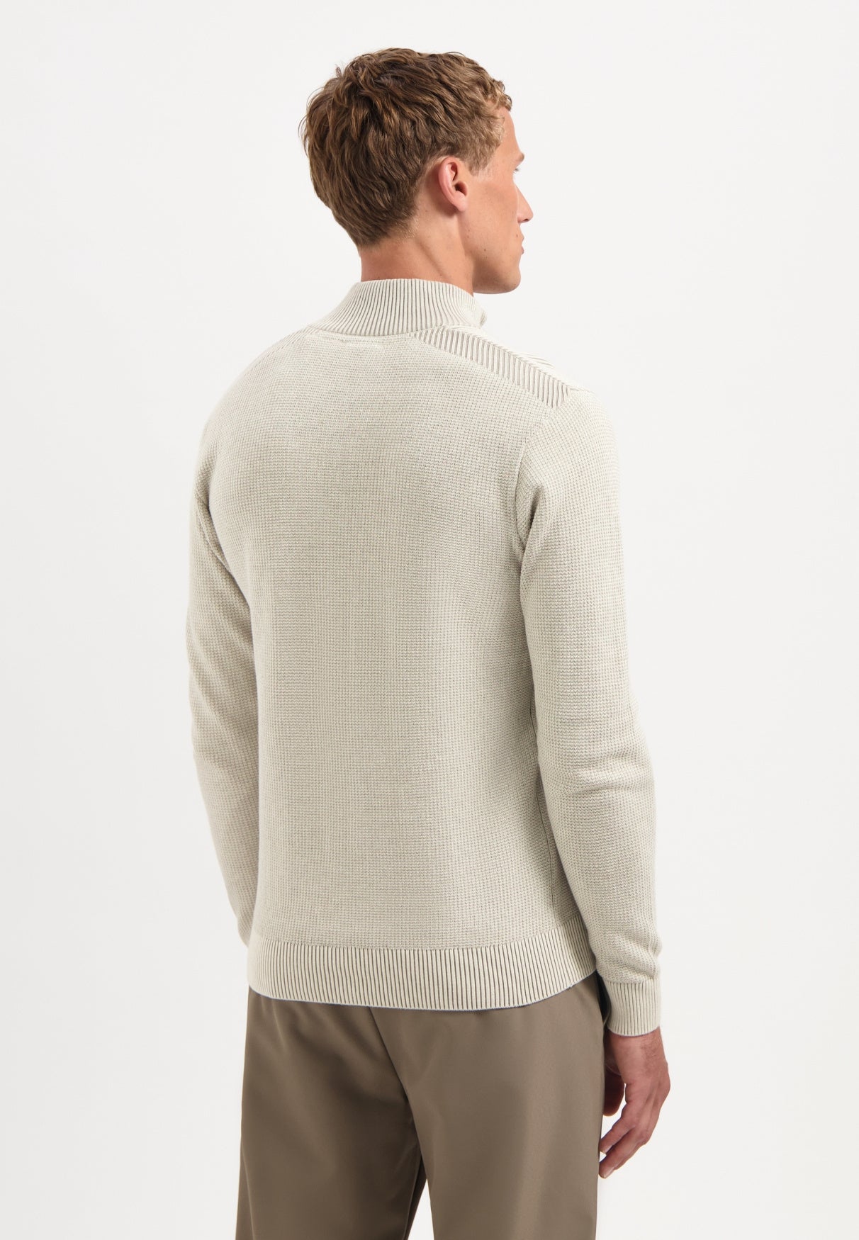 Strickpullover aus Baumwolle - 013-Kit - Beige