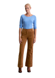 Langarmshirt aus Baumwolle - 869-cloudless blue - Blau
