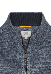Strickjacke aus Baumwollmix - 47-Tinted Blue - Blau