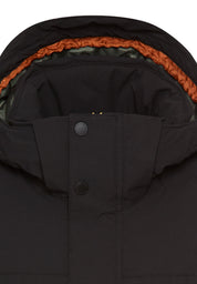 Funktionsjacke mit abnehmbarer Kapuze - 88-Asphalt - Schwarz