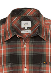 Freizeithemd kariert Regular Fit - 55-Cinnamon - Rot