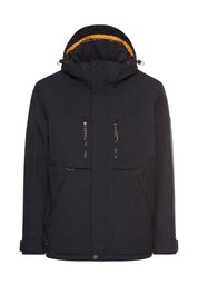 Funktionsjacke mit abnehmbarer Kapuze - 48-Dark Navy - Blau