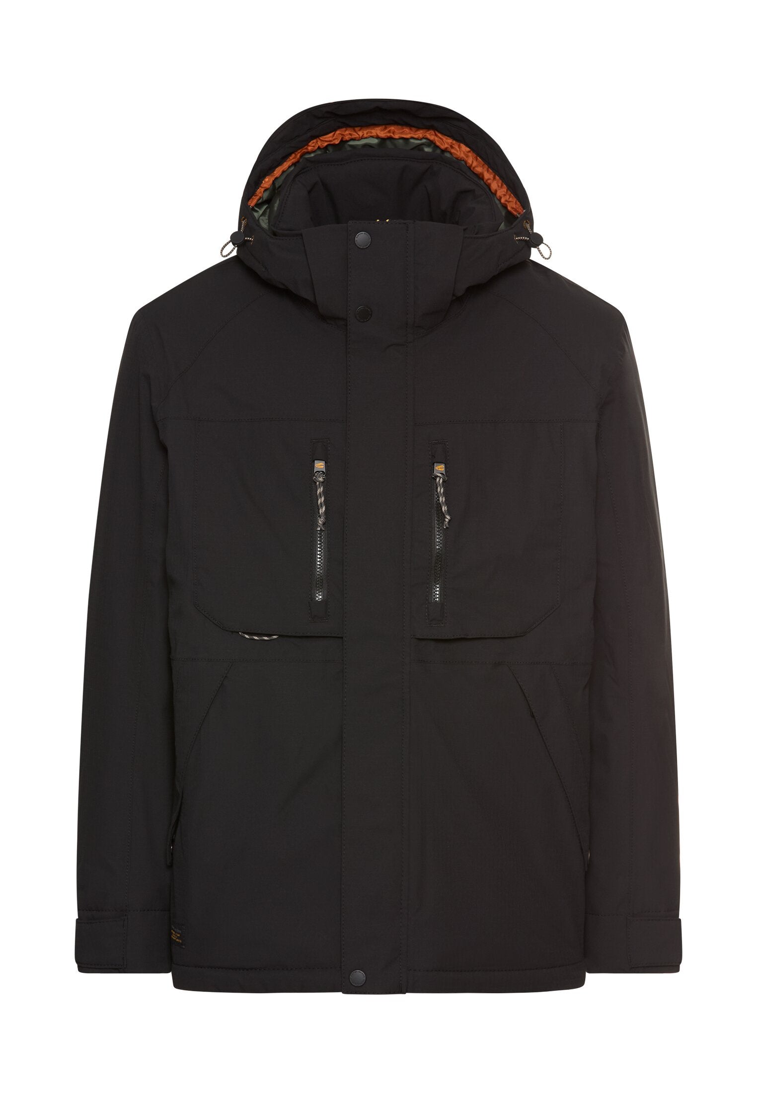 Funktionsjacke mit abnehmbarer Kapuze - 88-Asphalt - Schwarz