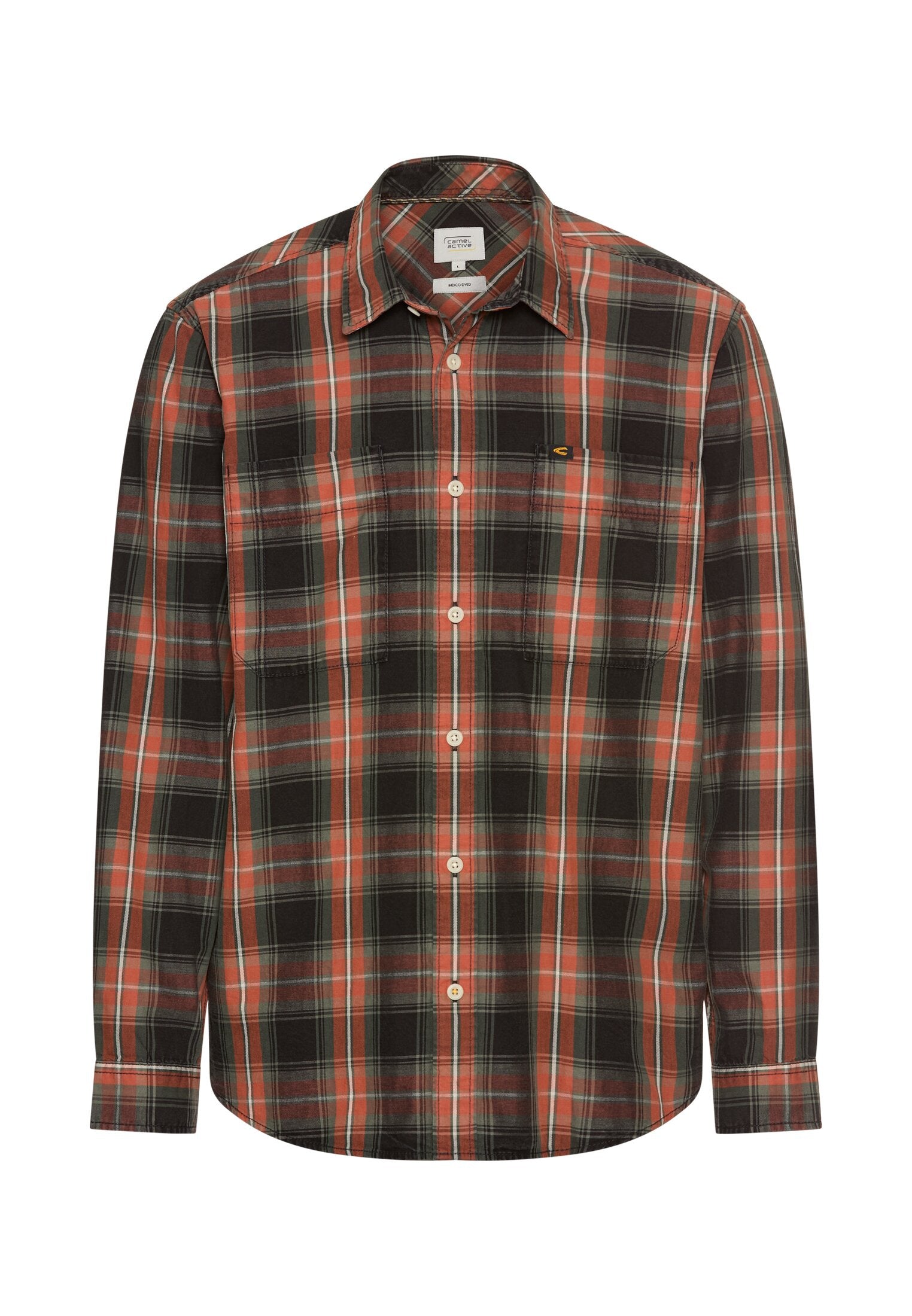 Freizeithemd kariert Regular Fit - 55-Cinnamon - Rot